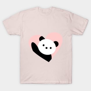 Panda heart T-Shirt